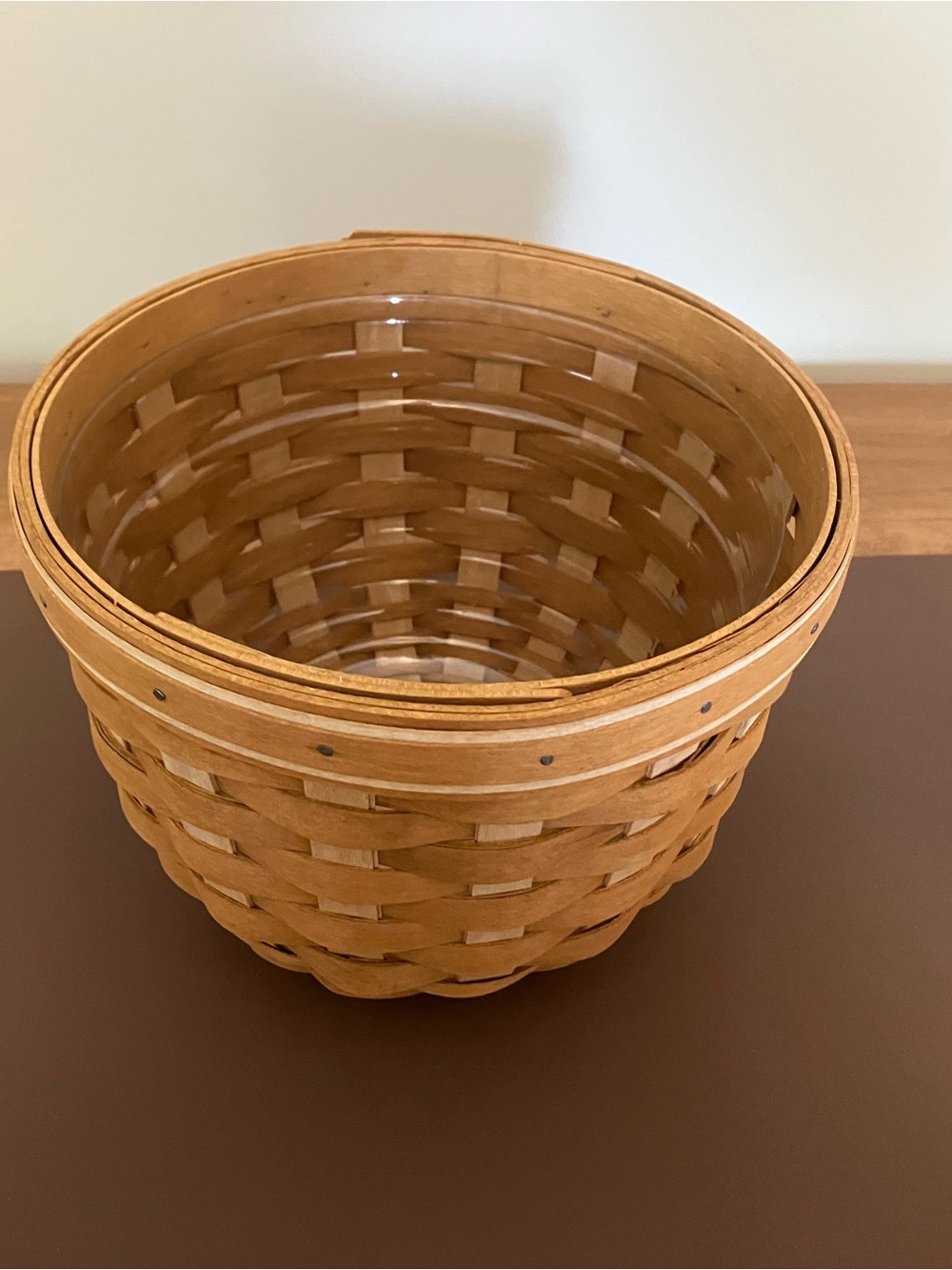 2004 Longaberger Flora Basket with Plastic Protector - Picture 2 of 7